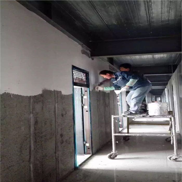 朱雀市場(chǎng)二層鋼結(jié)構(gòu)墻板施工